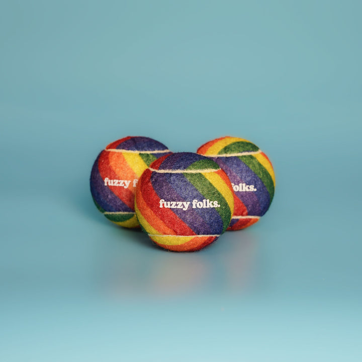 Limited Edition Rainbow Tennis Balls